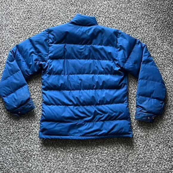 The North Face Blue Puffer Jacket Mens L Outdoors Gorpcore Winter Skiing Coat - Picture 4 of 8